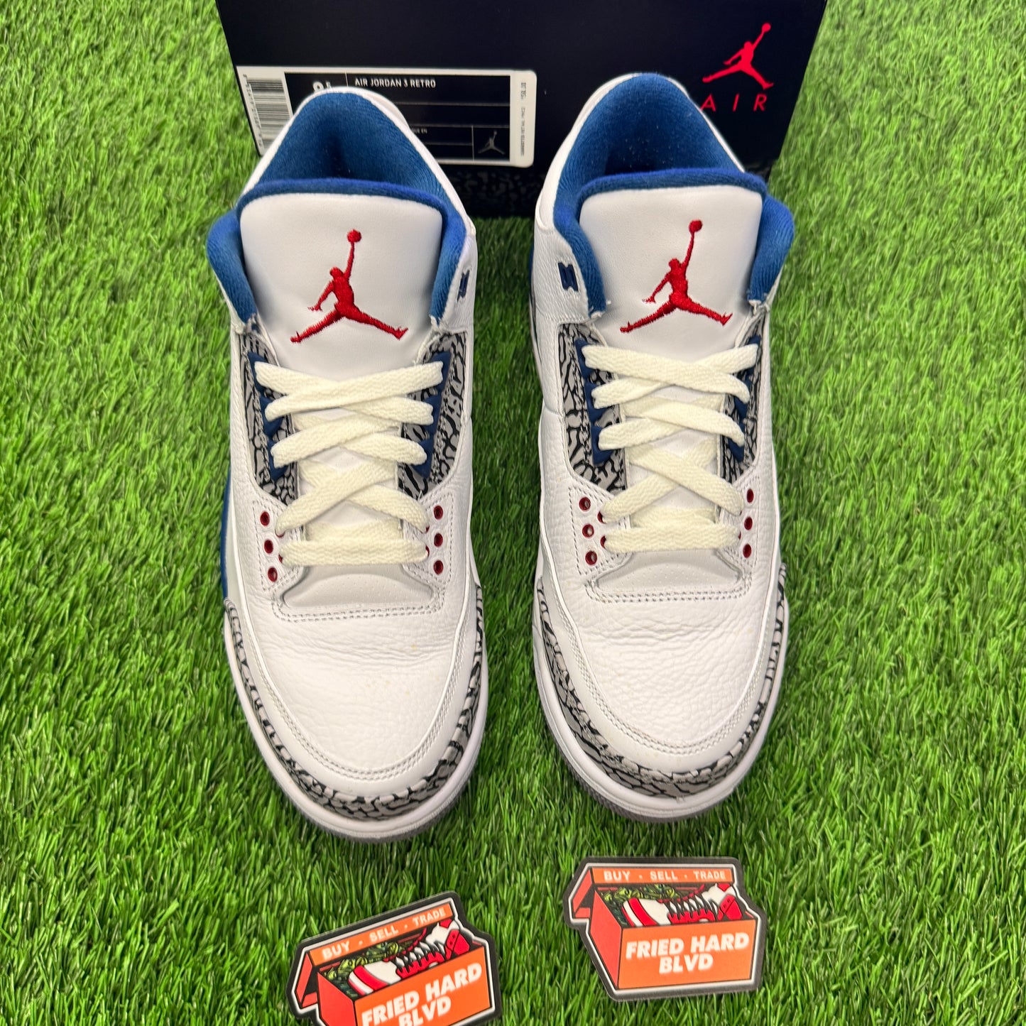 Jordan 3 Retro True Blue (2011) SIZE 8.5M/10W