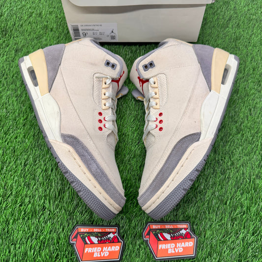 Jordan 3 Retro Muslin SIZE 9.5M/11W