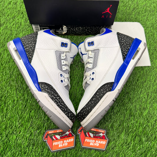 Jordan 3 Retro Racer Blue (GS) SIZE 7Y/8.5W