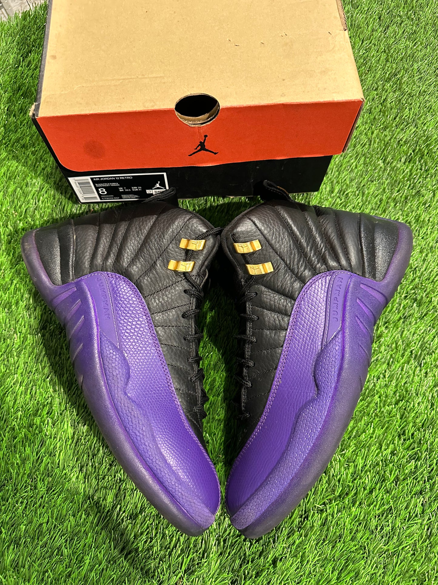 Jordan 12 Retro Field Purple SIZE 8M/9.5W