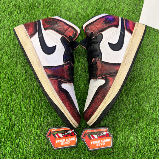 Jordan 1 Mid Wear-Away Chicago SIZE 8.5M/10W