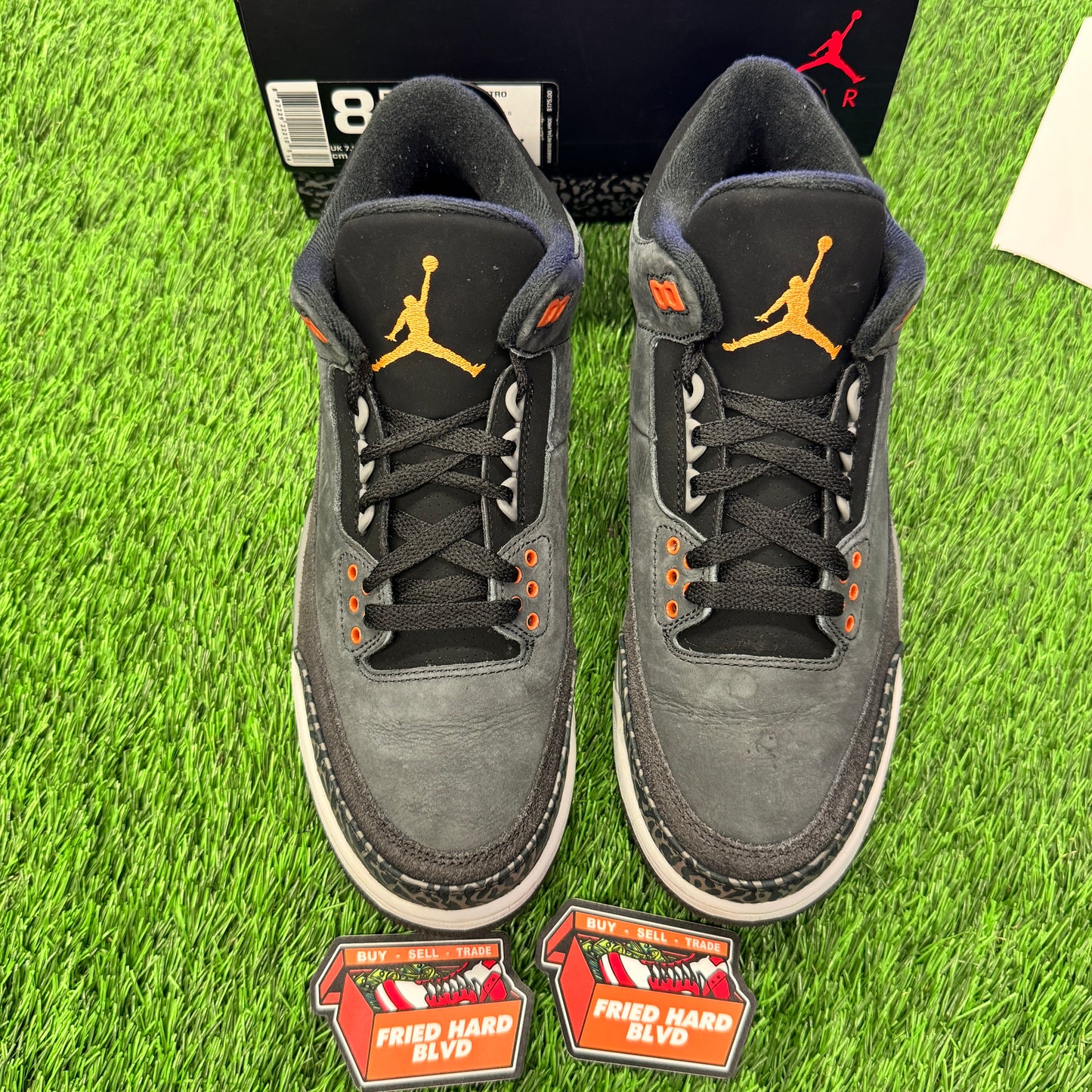 Jordan 3 Retro Fear Pack (2013) SIZE 8.5M/10W