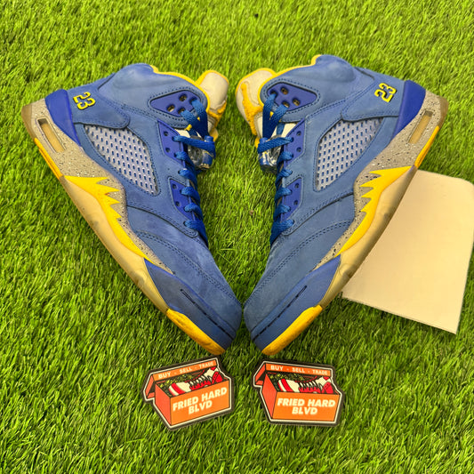 Jordan 5 Retro JSP Laney Varsity Royal SIZE 8M/9.5W