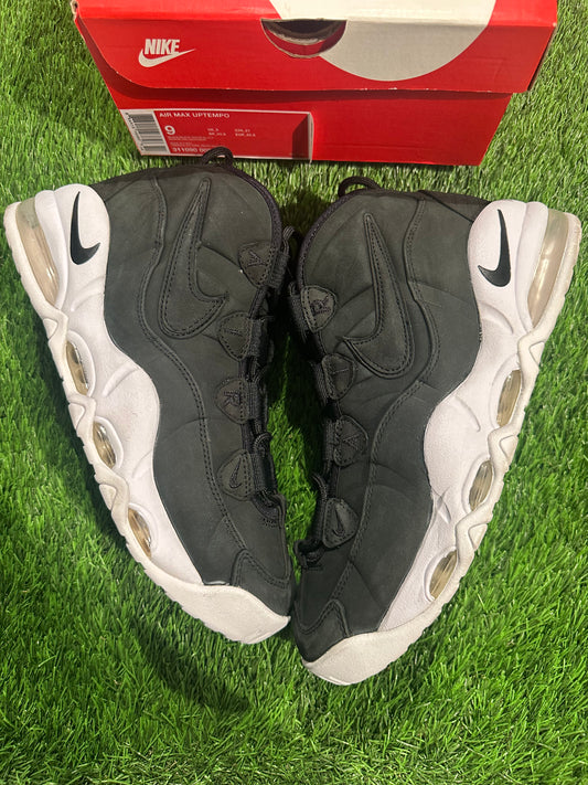 Air Max Uptempo Black SIZE 9M/10.5W