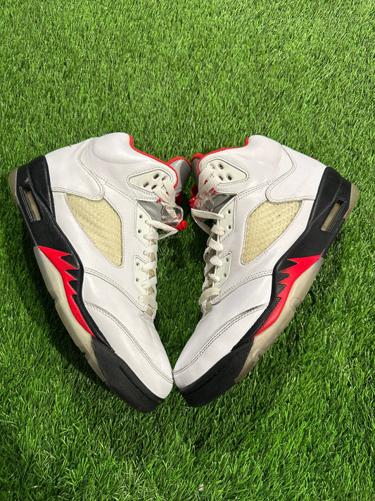 Jordan 5 Retro Fire Red Silver Tongue (2020)