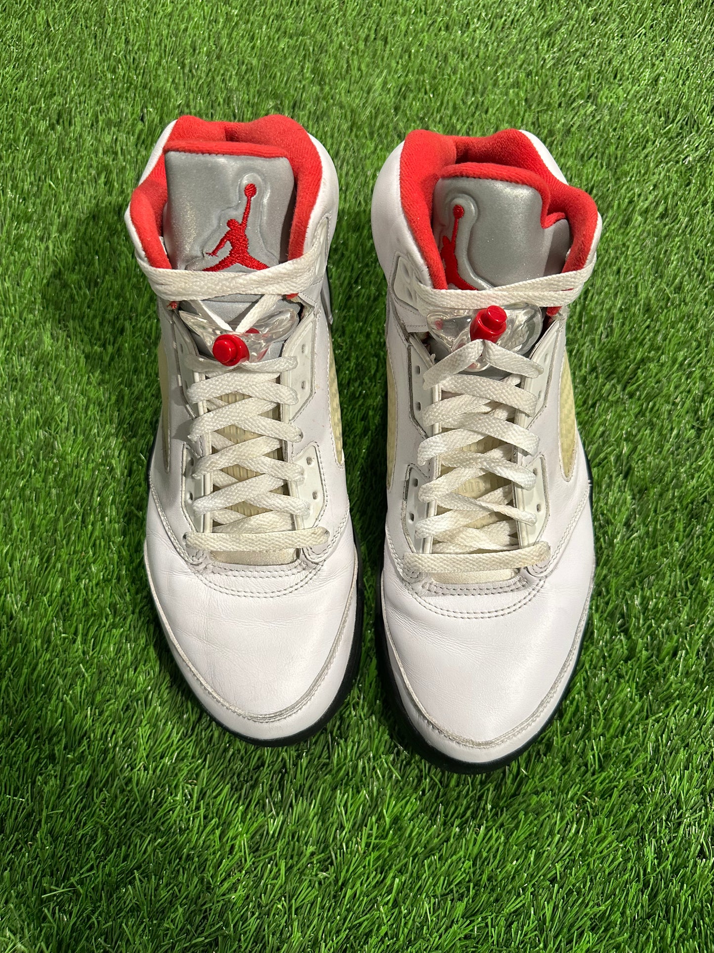 Jordan 5 Retro Fire Red Silver Tongue (2020)
