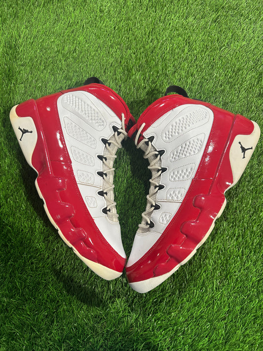 Jordan 9 Retro White Gym Red