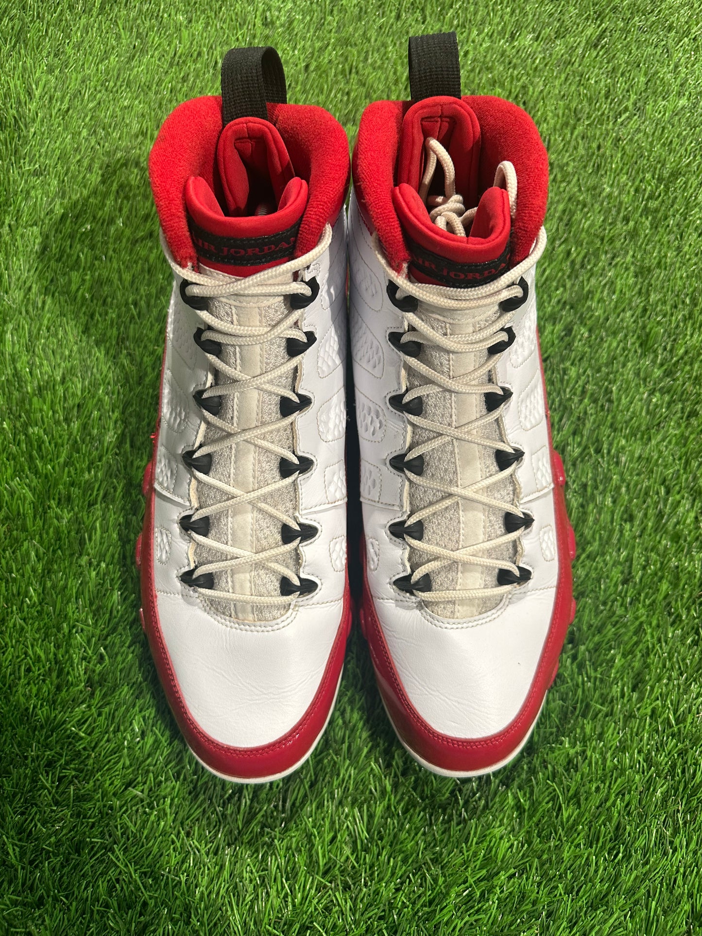 Jordan 9 Retro White Gym Red