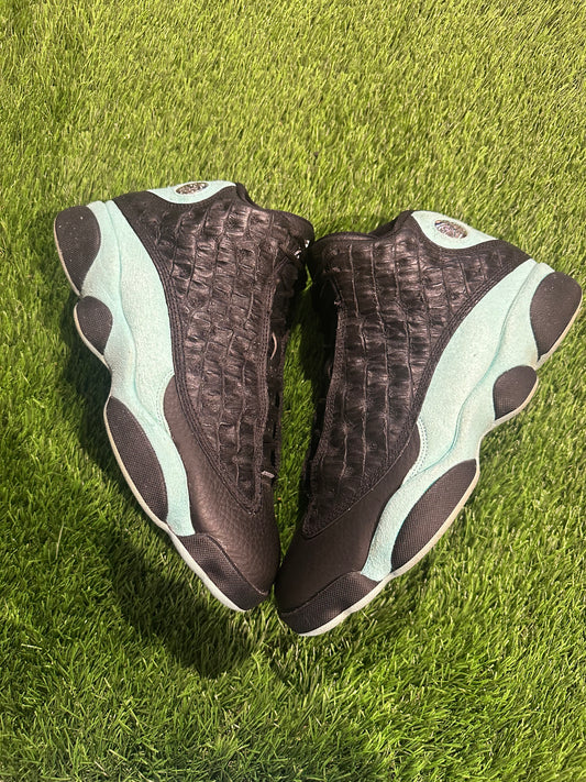 Jordan 13 Retro Black Island Green
