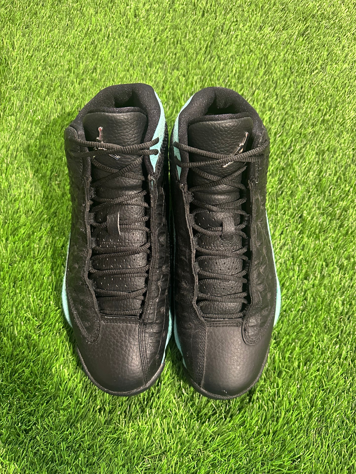 Jordan 13 Retro Black Island Green