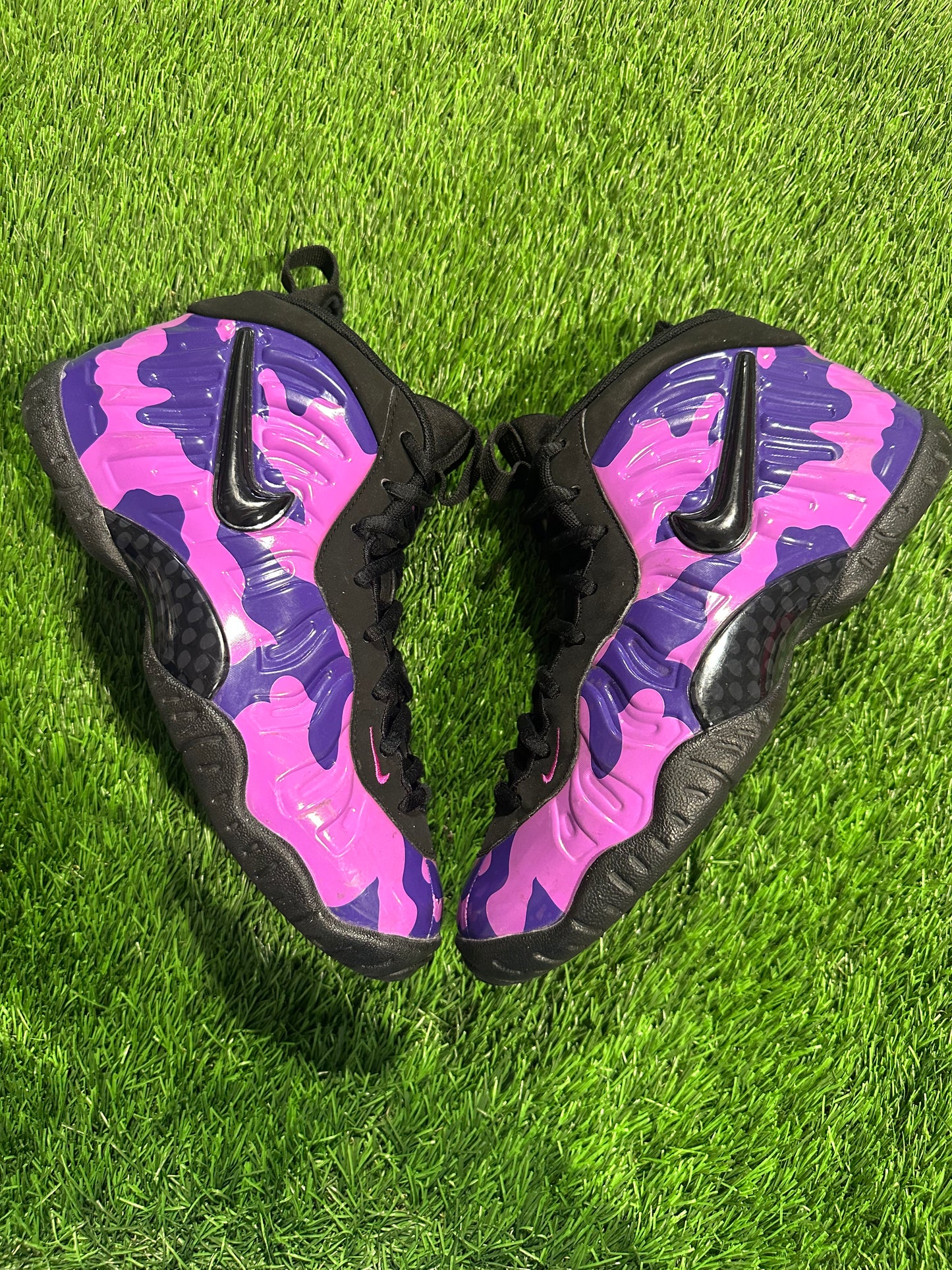 Air Little Posite Pro Purple Camo (GS) SIZE 5.5Y/7W