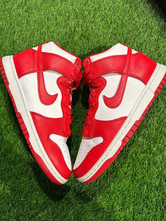 Dunk High Championship White Red SIZE 8.5M/10W