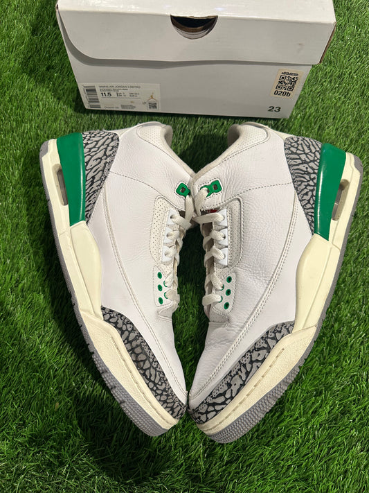 Jordan 3 Retro Lucky Green (Women's)