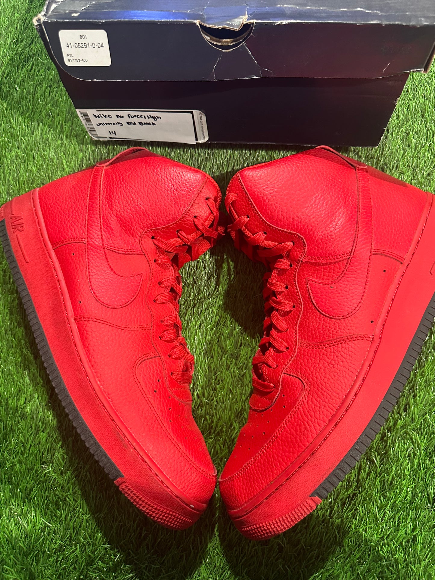 Nike Air Force 1 High University Red Black