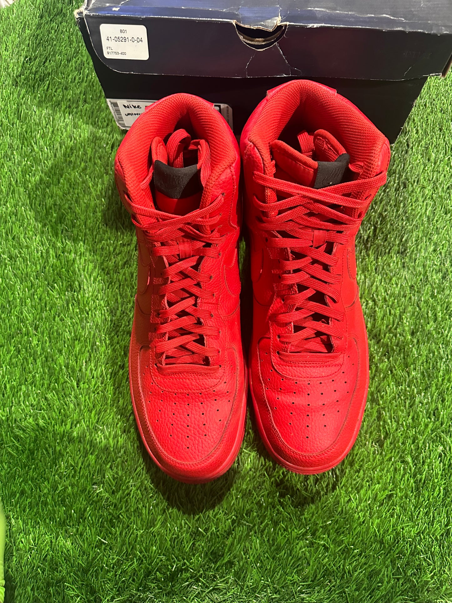 Nike Air Force 1 High University Red Black