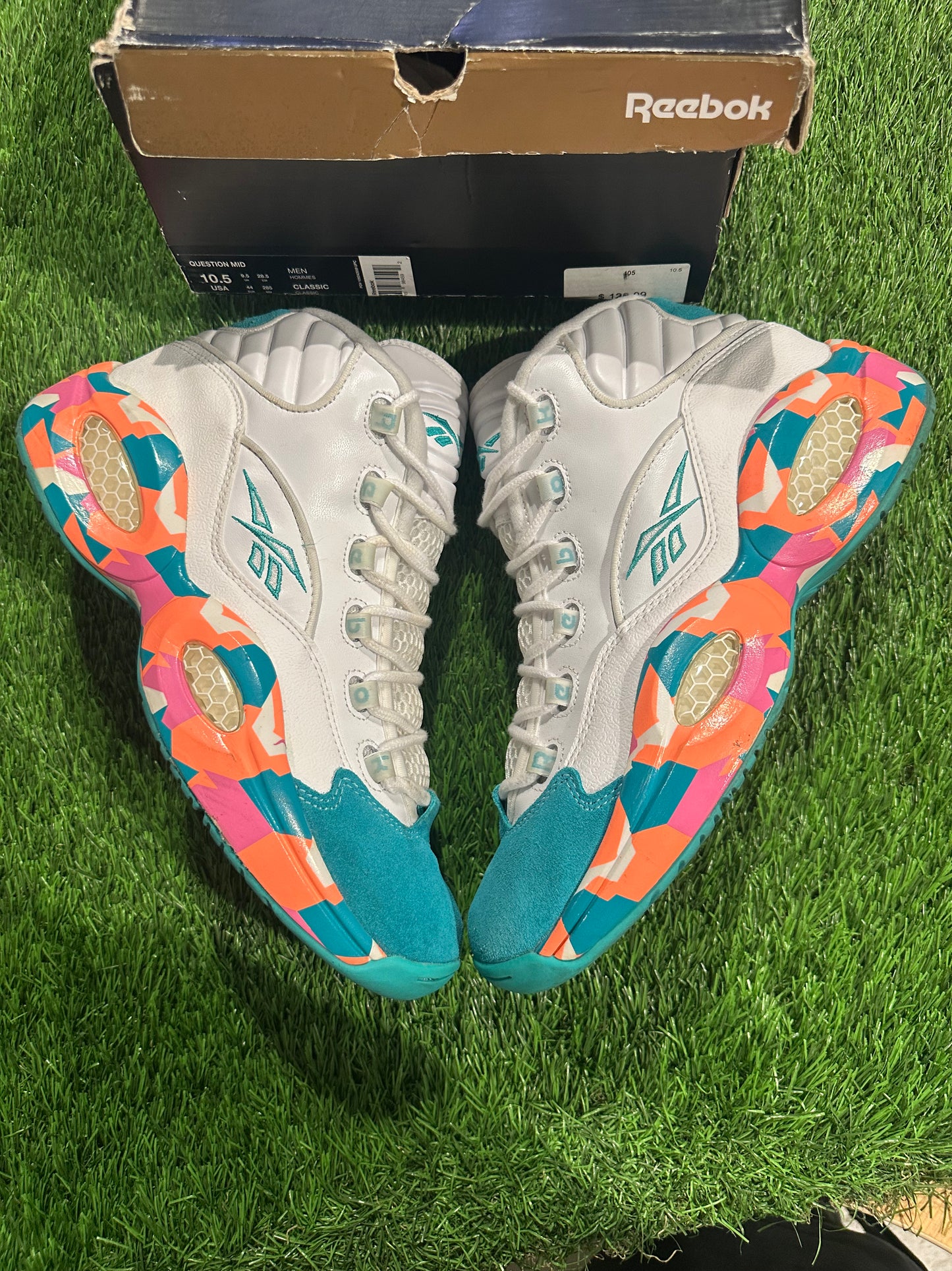 Reebok Question Mid White Noise