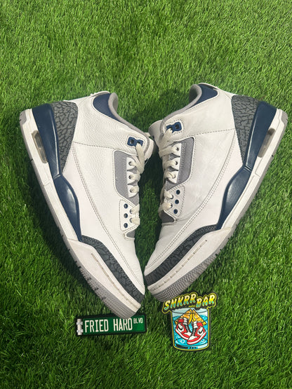 Jordan 3 Retro Midnight Navy SIZE 9.5M/11W
