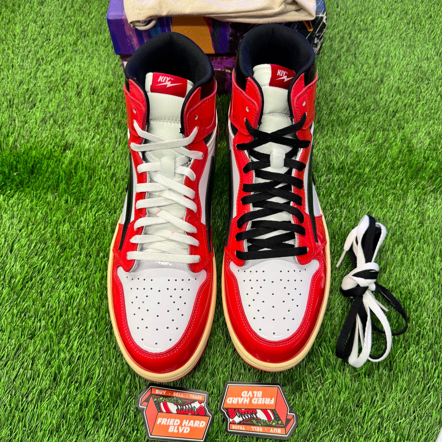 Reves Paris Air Kiy 85 Hi Varsity Red White Black SIZE 14M/15.5W