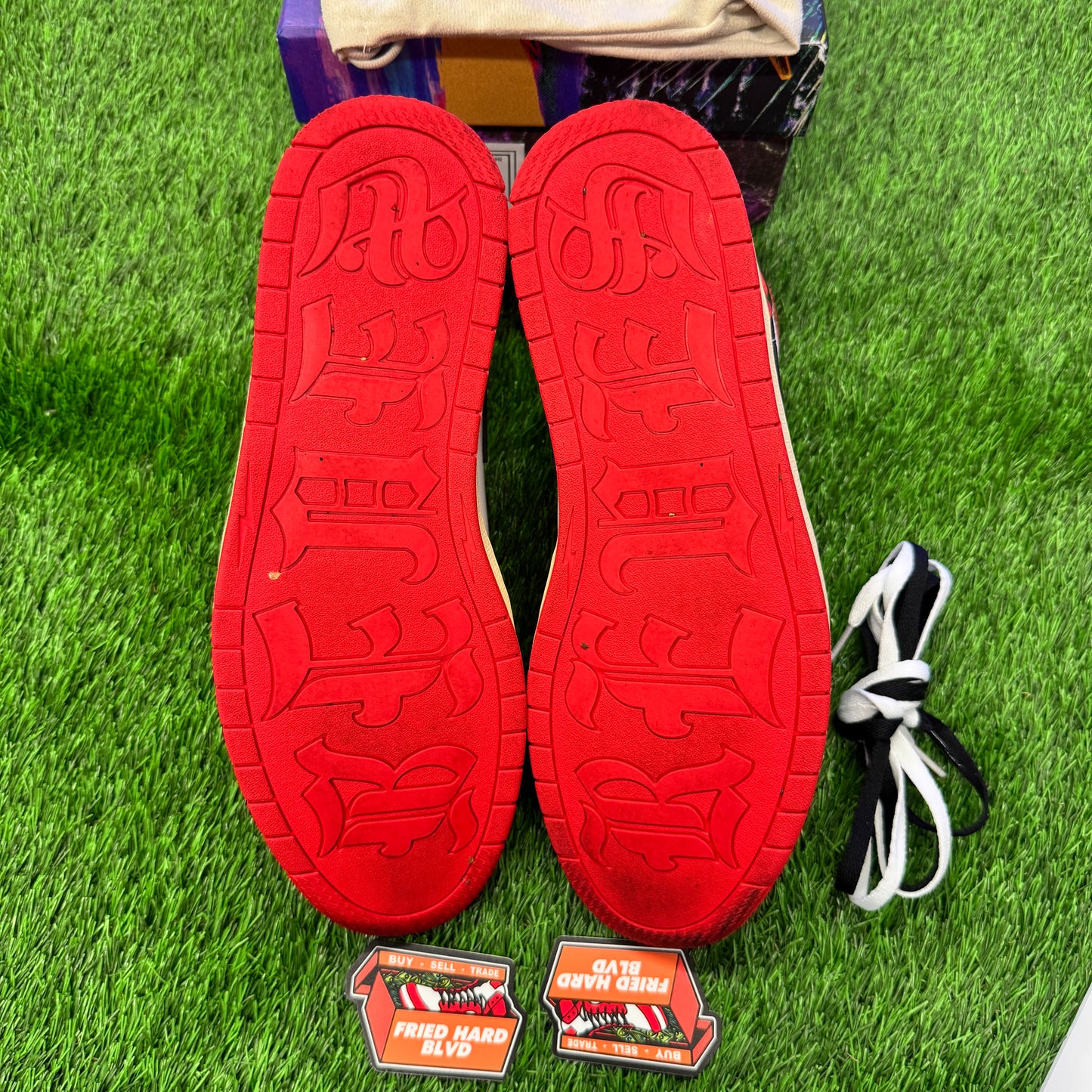 Reves Paris Air Kiy 85 Hi Varsity Red White Black SIZE 14M/15.5W