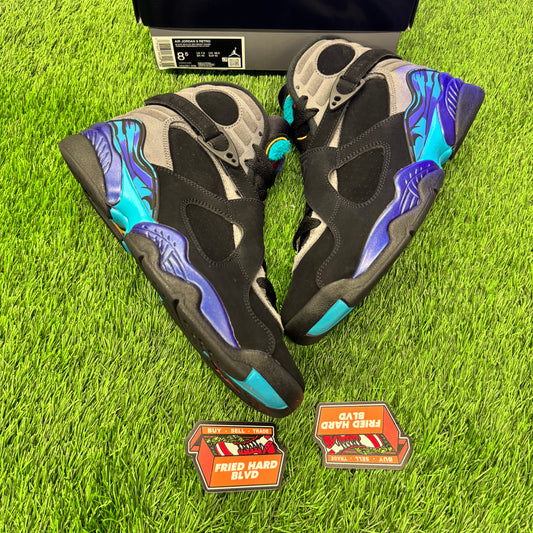 Jordan 8 Retro Aqua (2025) SIZE 8.5M/10W
