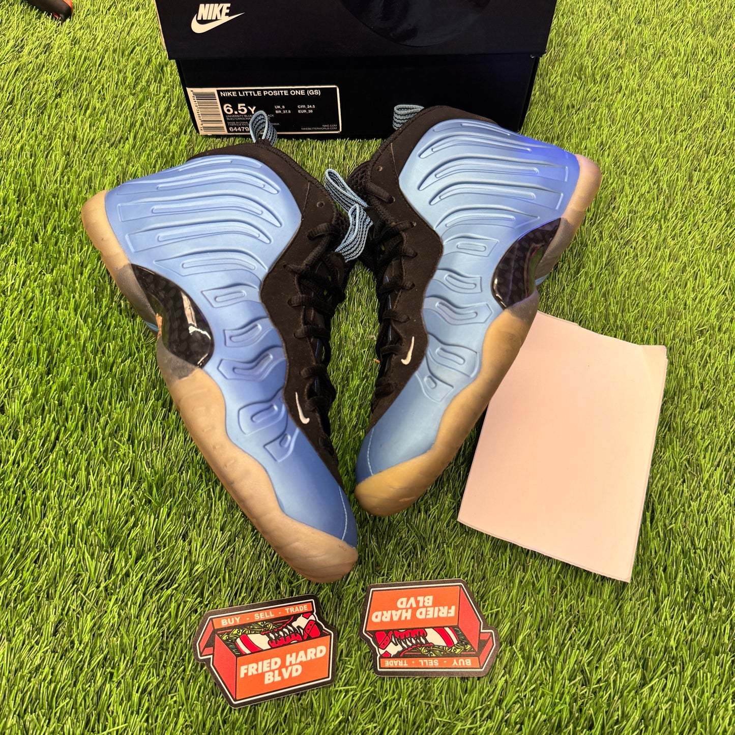 Air Foamposite One University Blue (GS) SIZE 6.5Y/8W