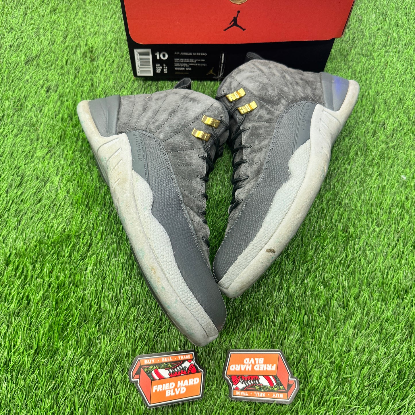 Jordan 12 Retro Dark Grey SIZE 10M/11.5W