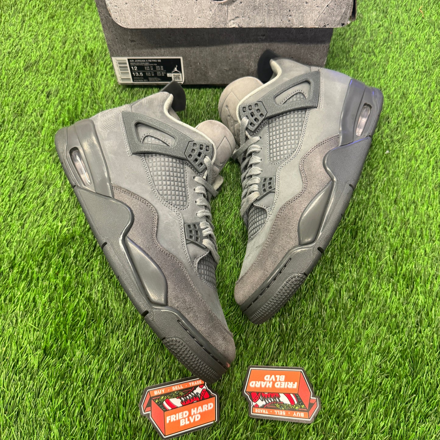 Jordan 4 Retro SE Paris Olympics Wet Cement SIZE 12M/13.5W