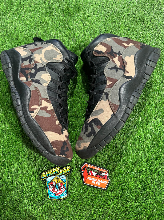 Jordan 10 Retro Woodland Camo