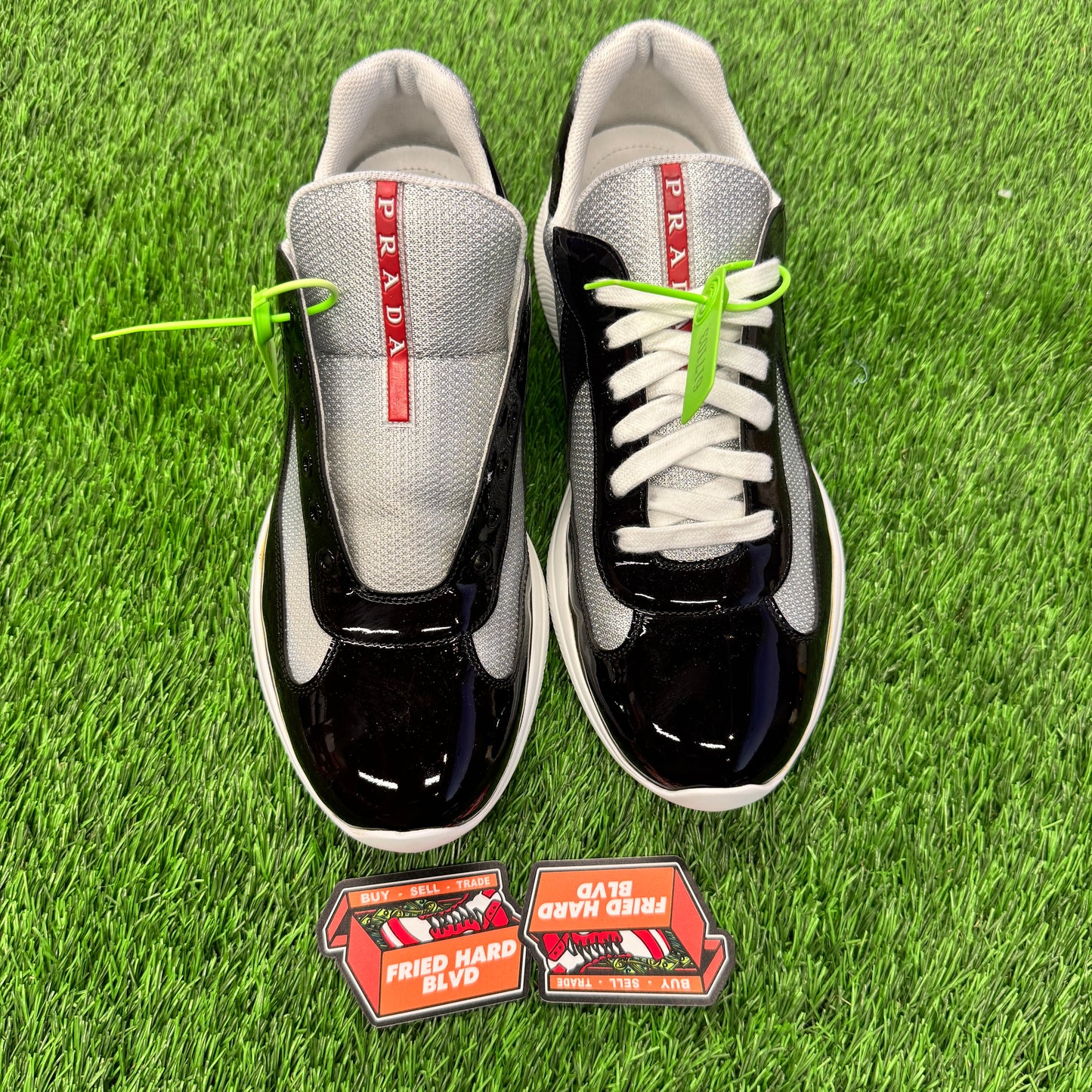 Prada America's Cup Anthracite Gray Silver SIZE 10.5M/12W