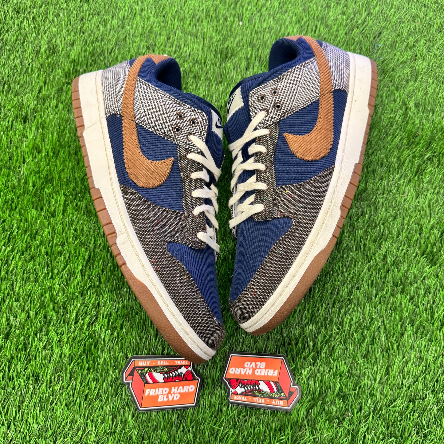 Dunk Low Tweed Midnight Navy Corduroy SIZE 13M/14.5W