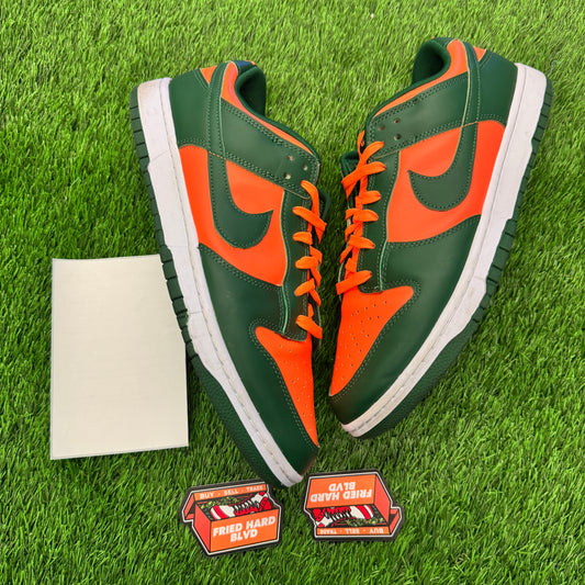 Dunk Low Retro Miami Hurricanes SIZE 13M/14.5W
