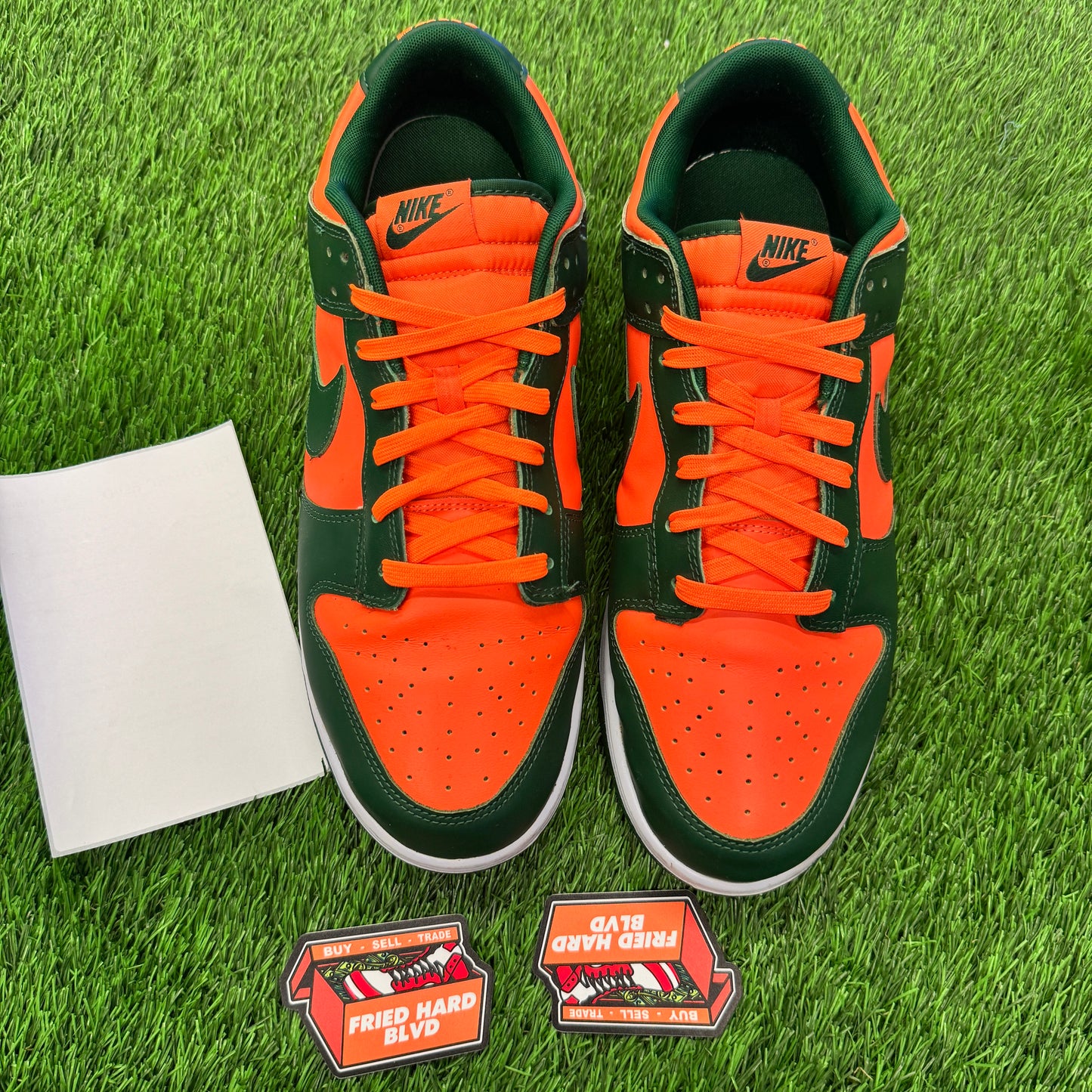 Dunk Low Retro Miami Hurricanes SIZE 13M/14.5W