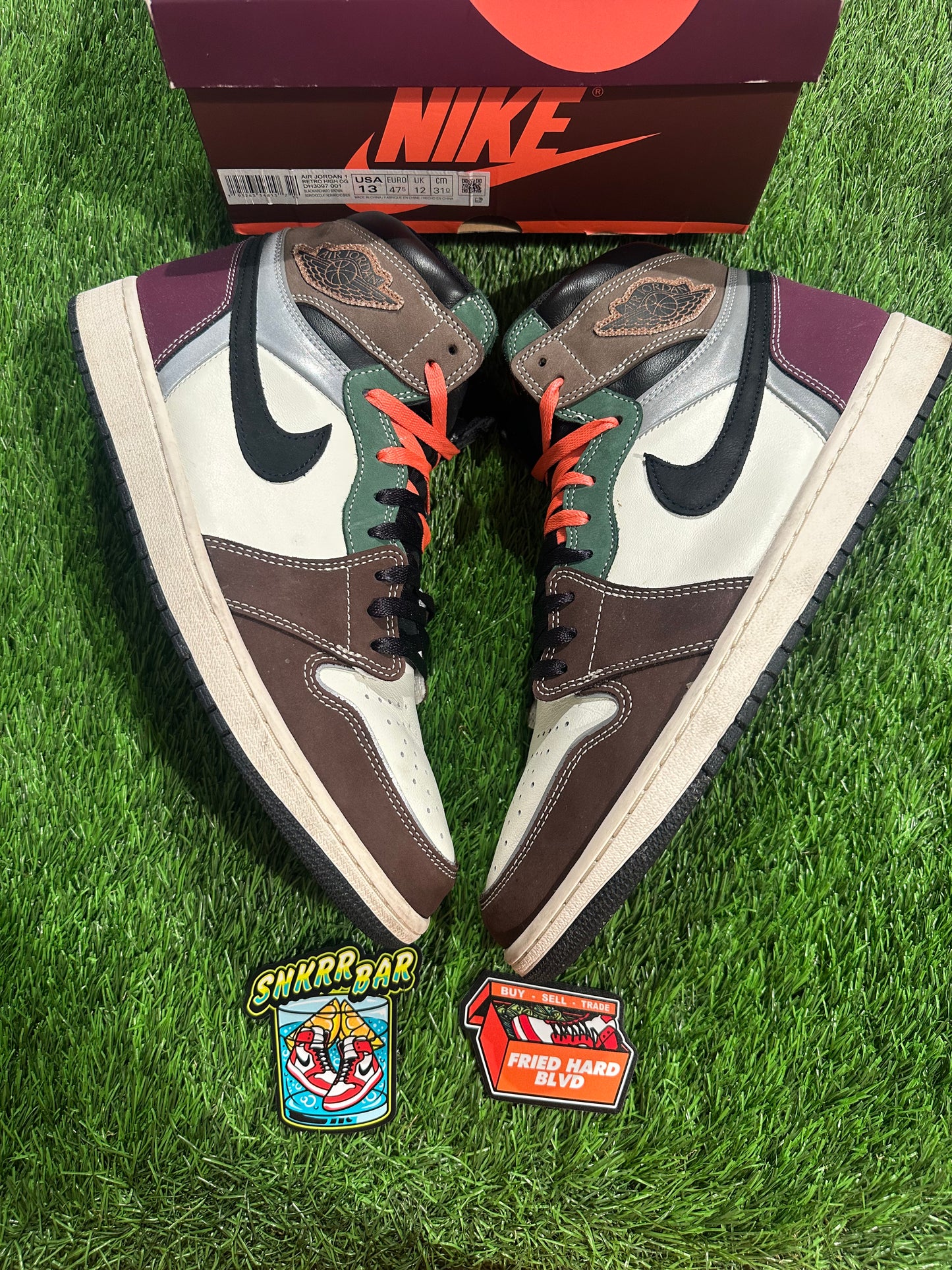 Jordan 1 Retro High OG Hand Crafted SIZE 13M/14.5W