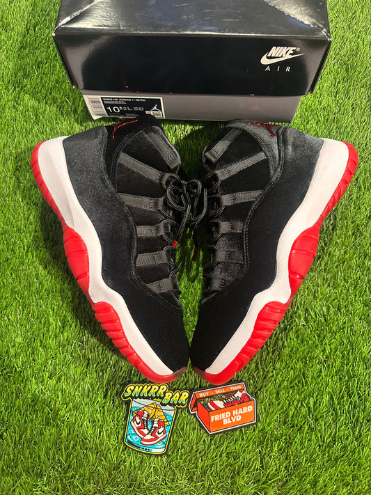 Jordan 11 Retro Bred Velvet (Women's)