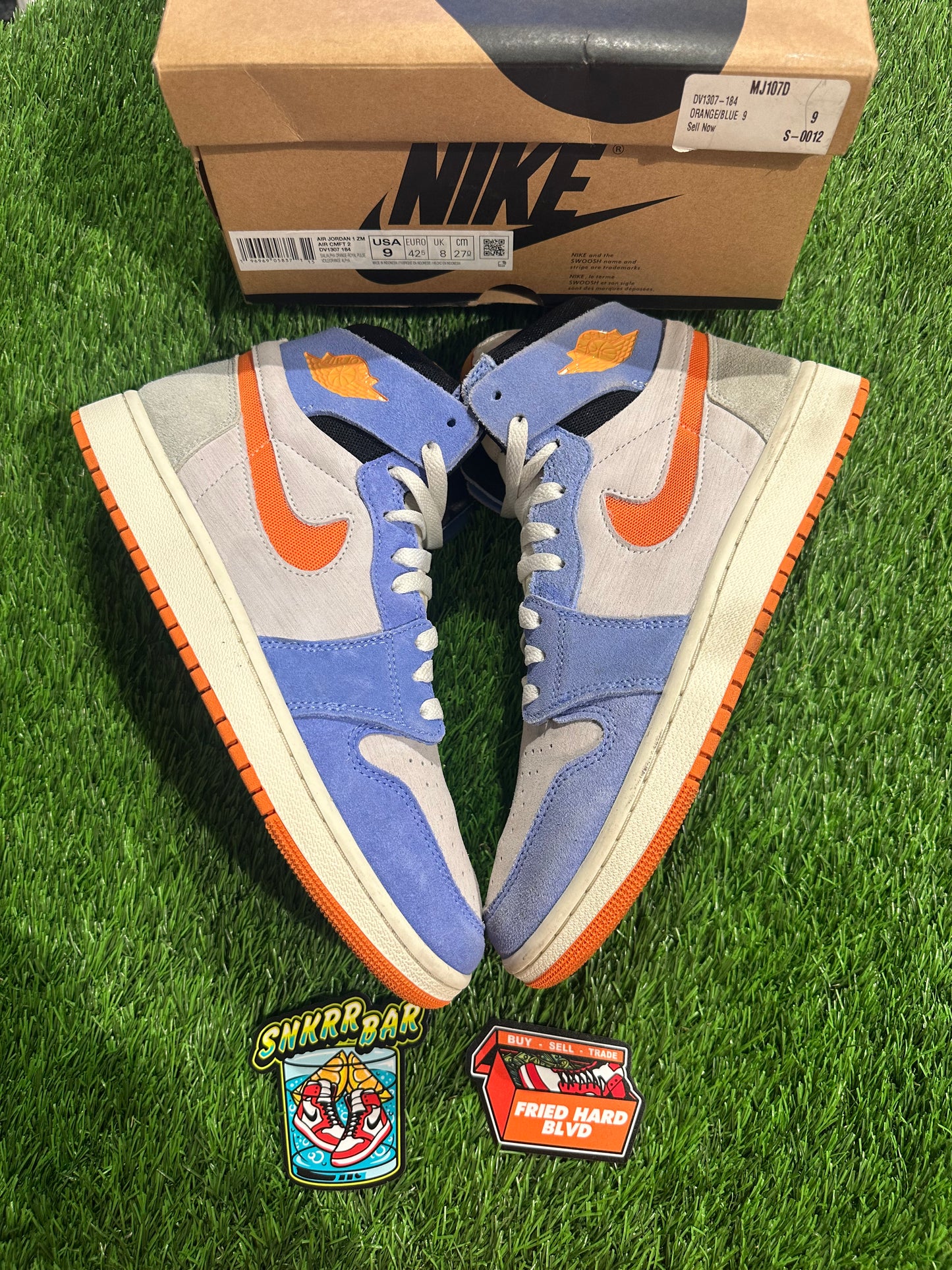Jordan 1 High Zoom Air CMFT 2 Royal Pulse Alpha Orange