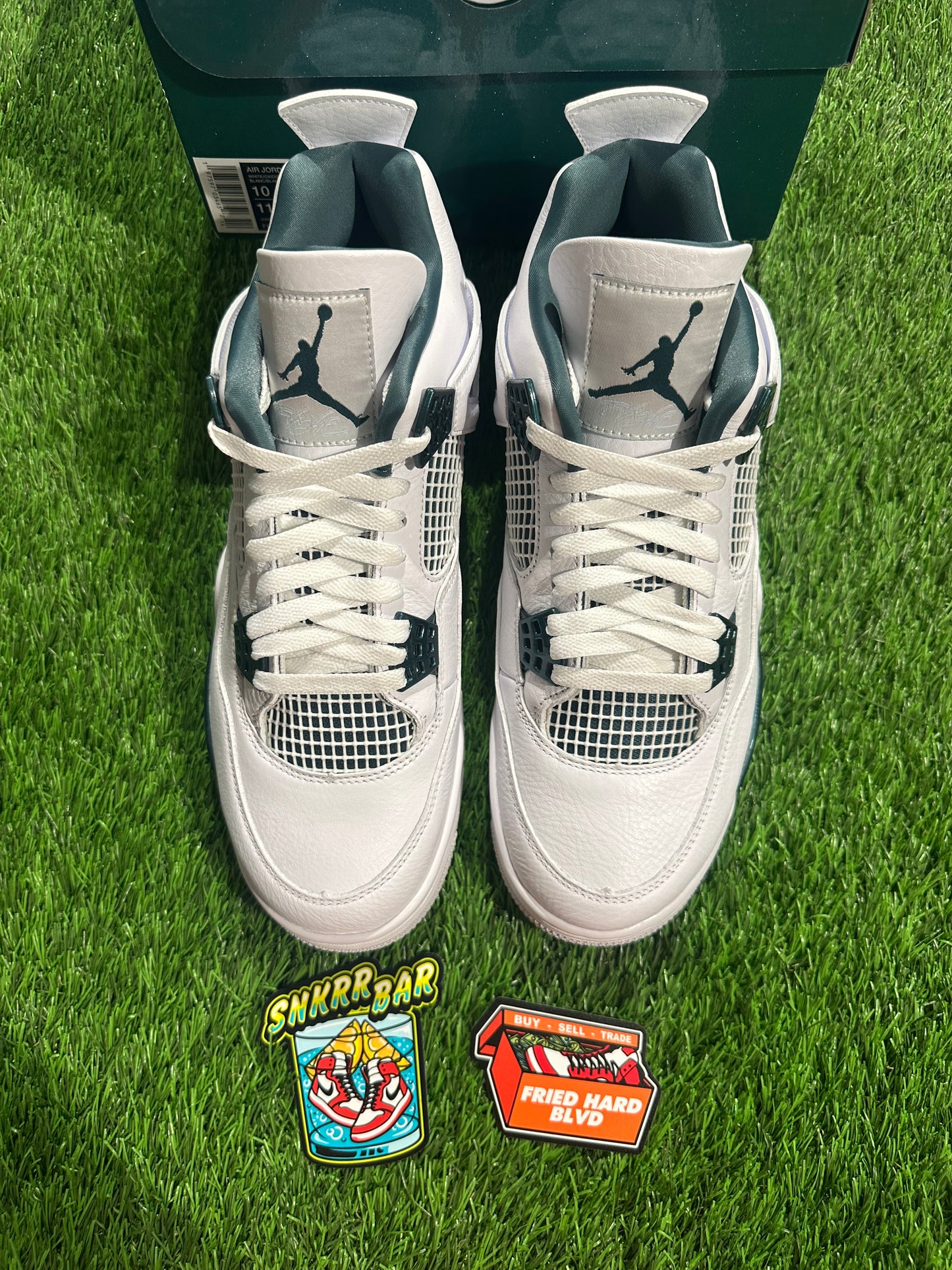 Jordan 4 Retro Oxidized Green