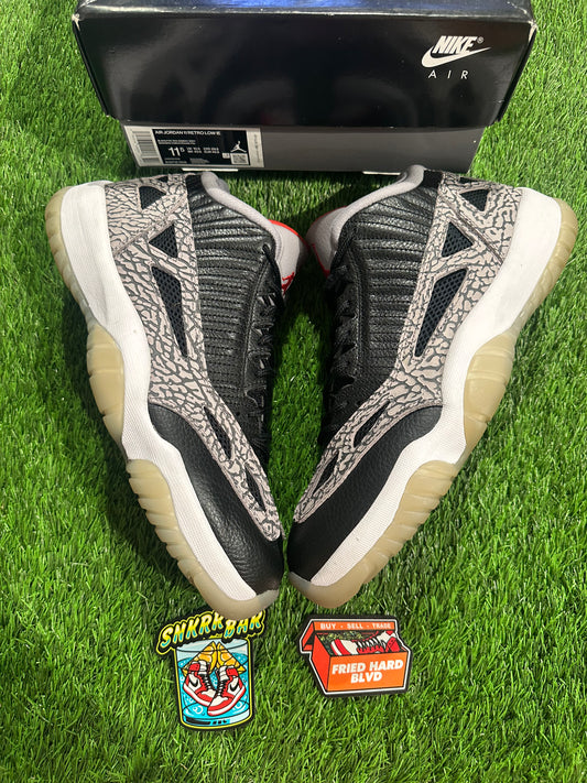 Jordan 11 Retro Low IE Black Cement