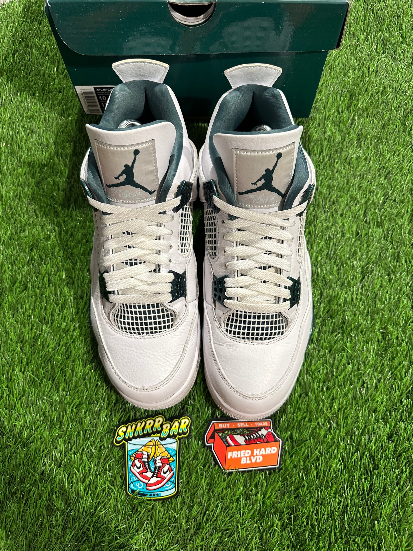 Jordan 4 Retro Oxidized Green