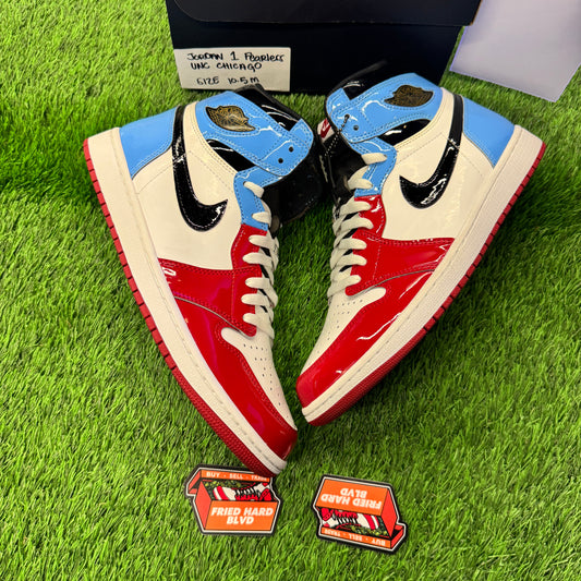 Jordan 1 Retro High Fearless UNC Chicago SIZE 11M/12.5W