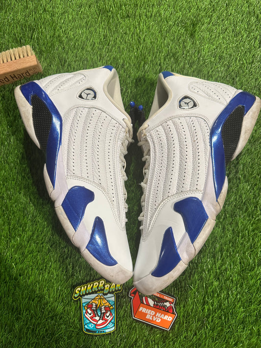 Jordan 14 Retro White Hyper Royal