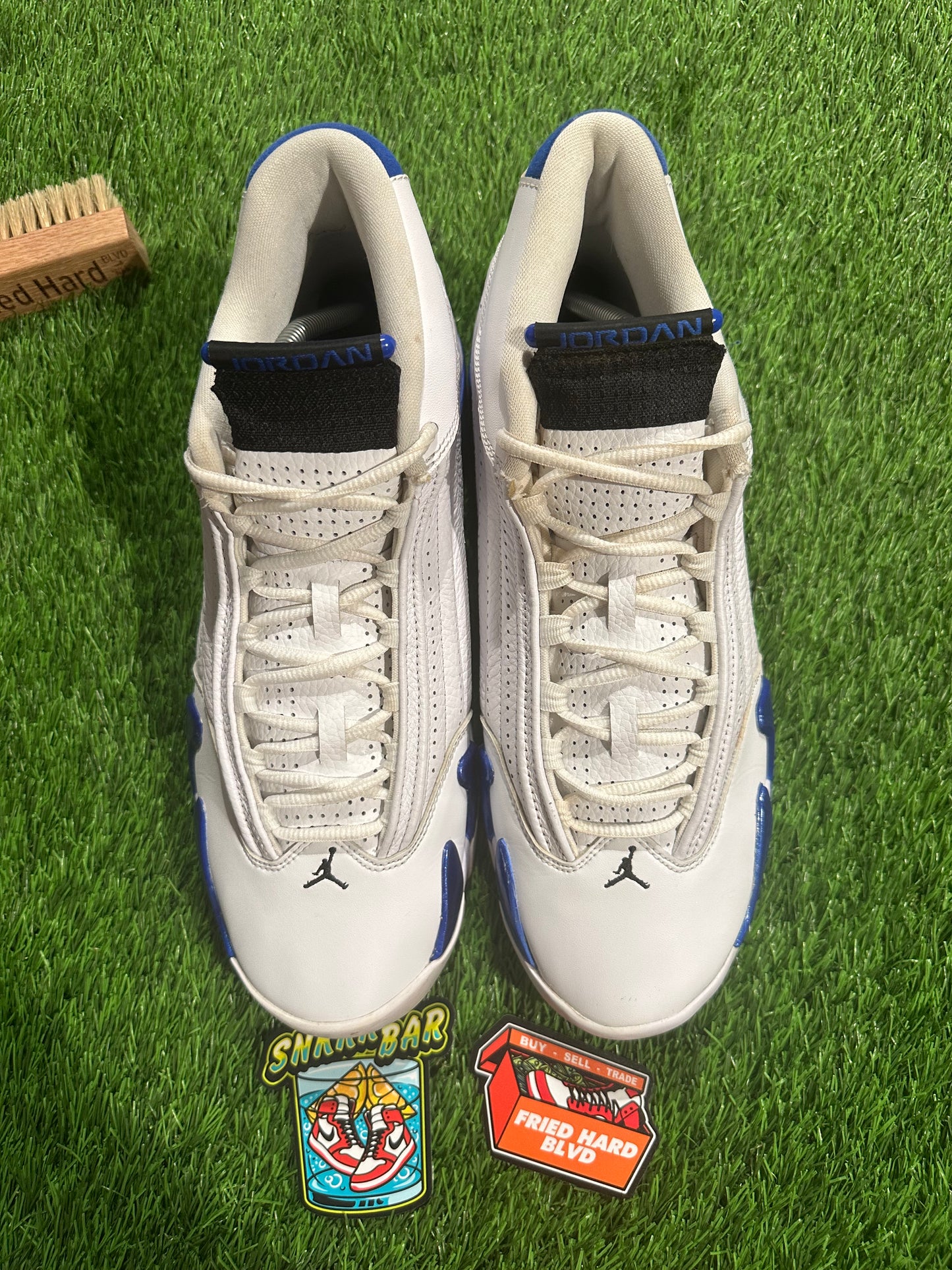 Jordan 14 Retro White Hyper Royal