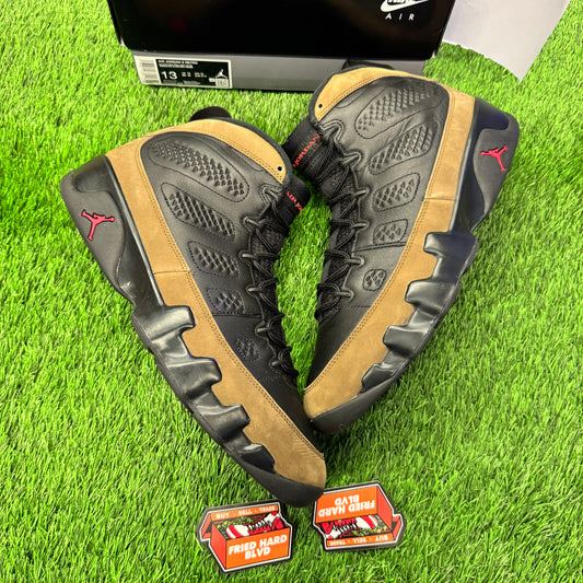 Jordan 9 Retro Olive (2024) SIZE 13M/14.5W