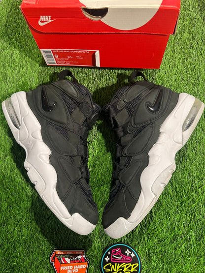 Air Max 2 Uptempo Black White SIZE 9M/10.5W