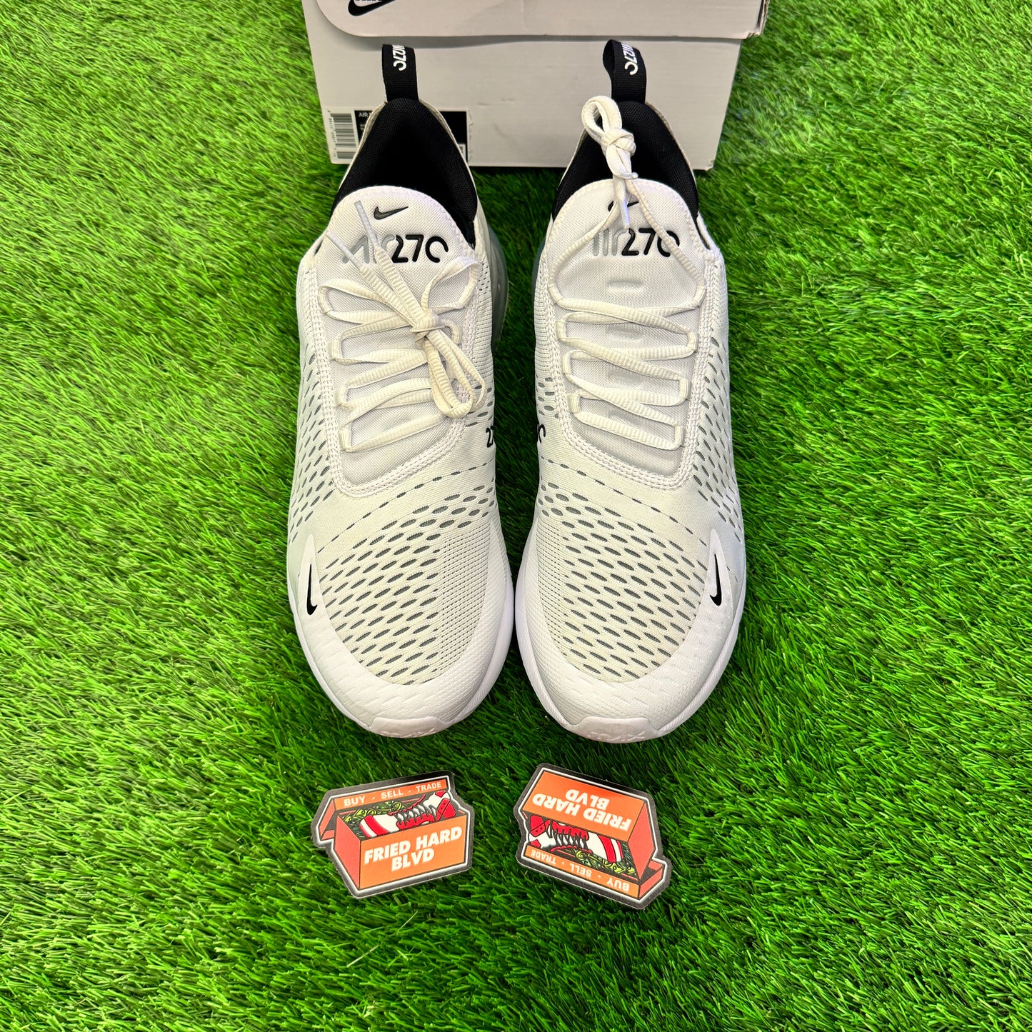 Air Max 270 White Black SIZE 13M/14.5W