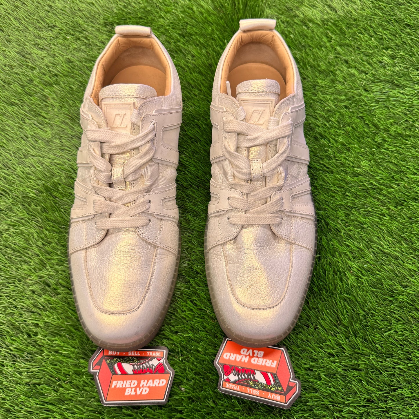 Christian Louboutin Vida Viva Champagne Pearl SIZE 10M/11.5W