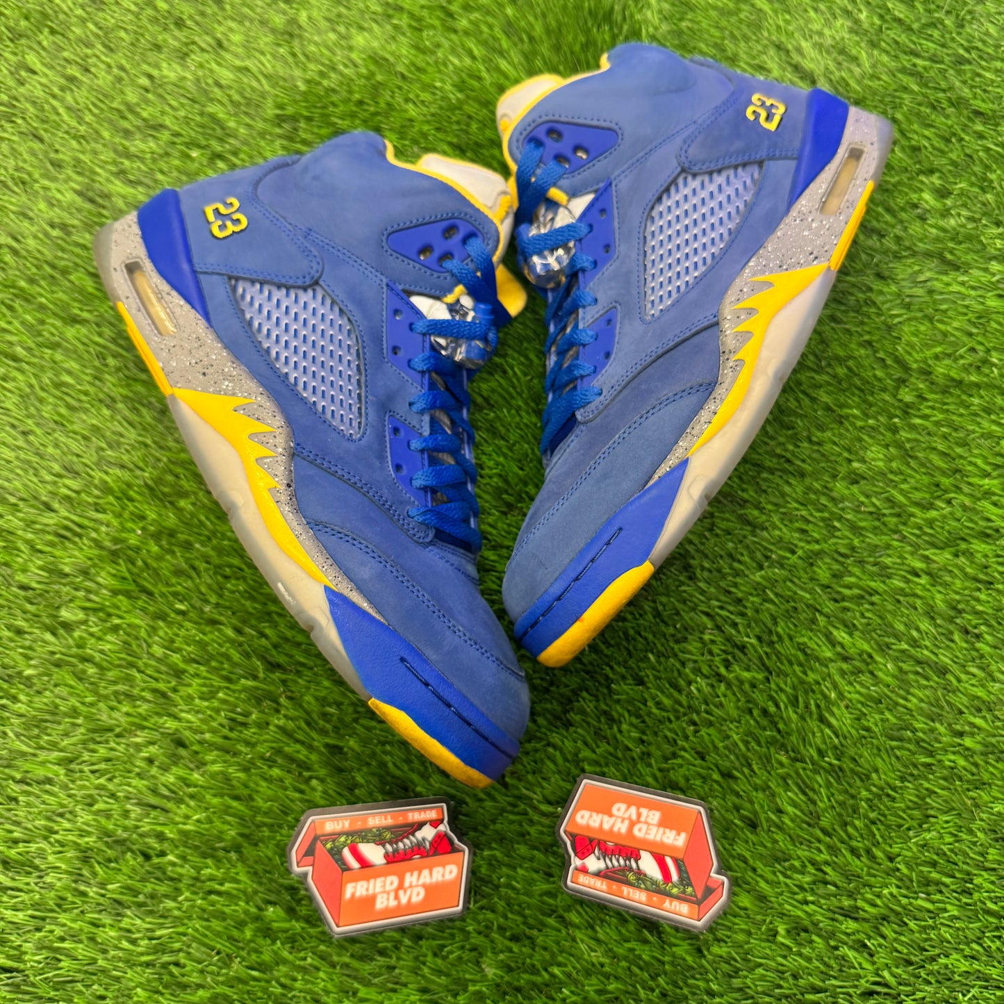 Jordan 5 Retro JSP Laney Varsity Royal SIZE 10.5M/12W