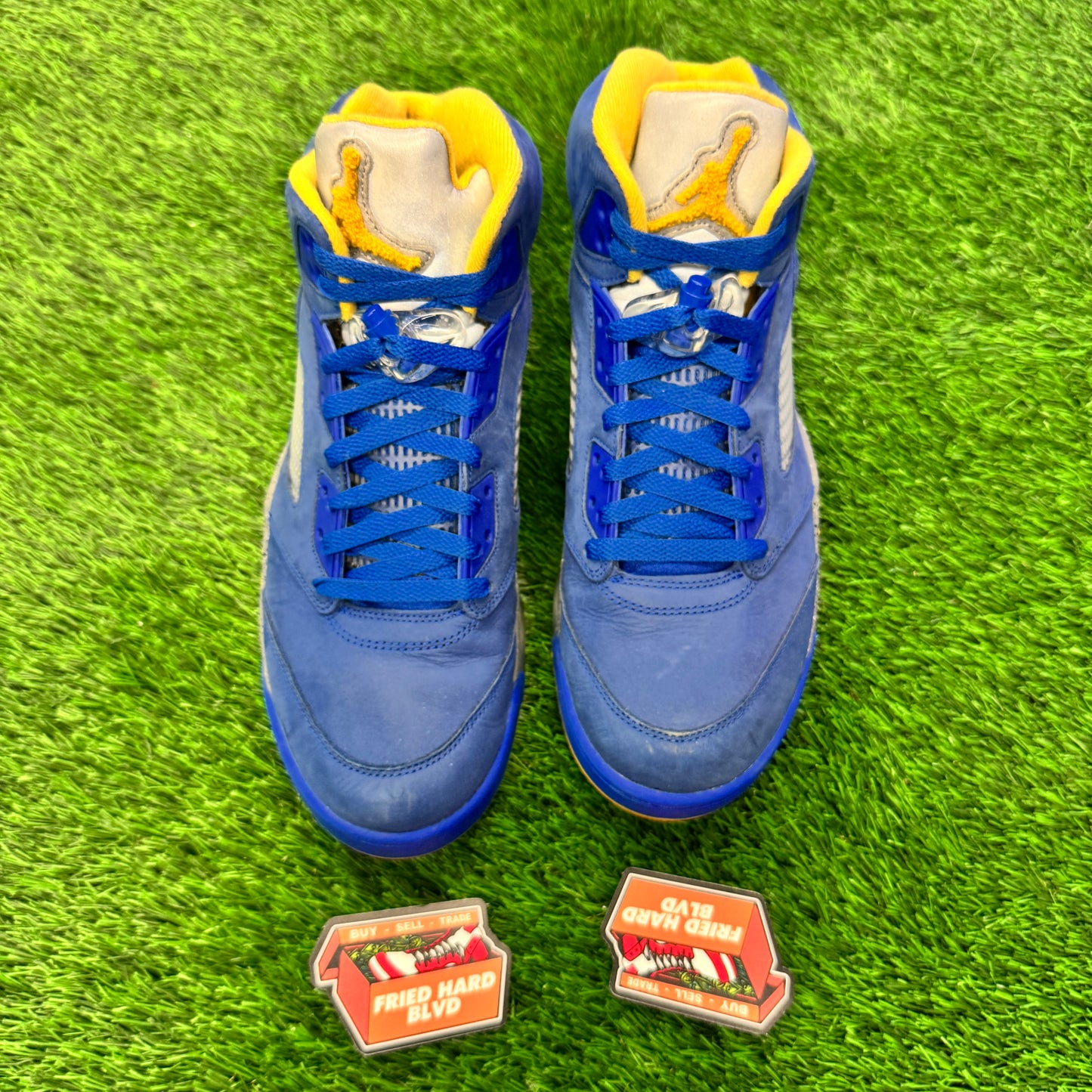 Jordan 5 Retro JSP Laney Varsity Royal SIZE 10.5M/12W