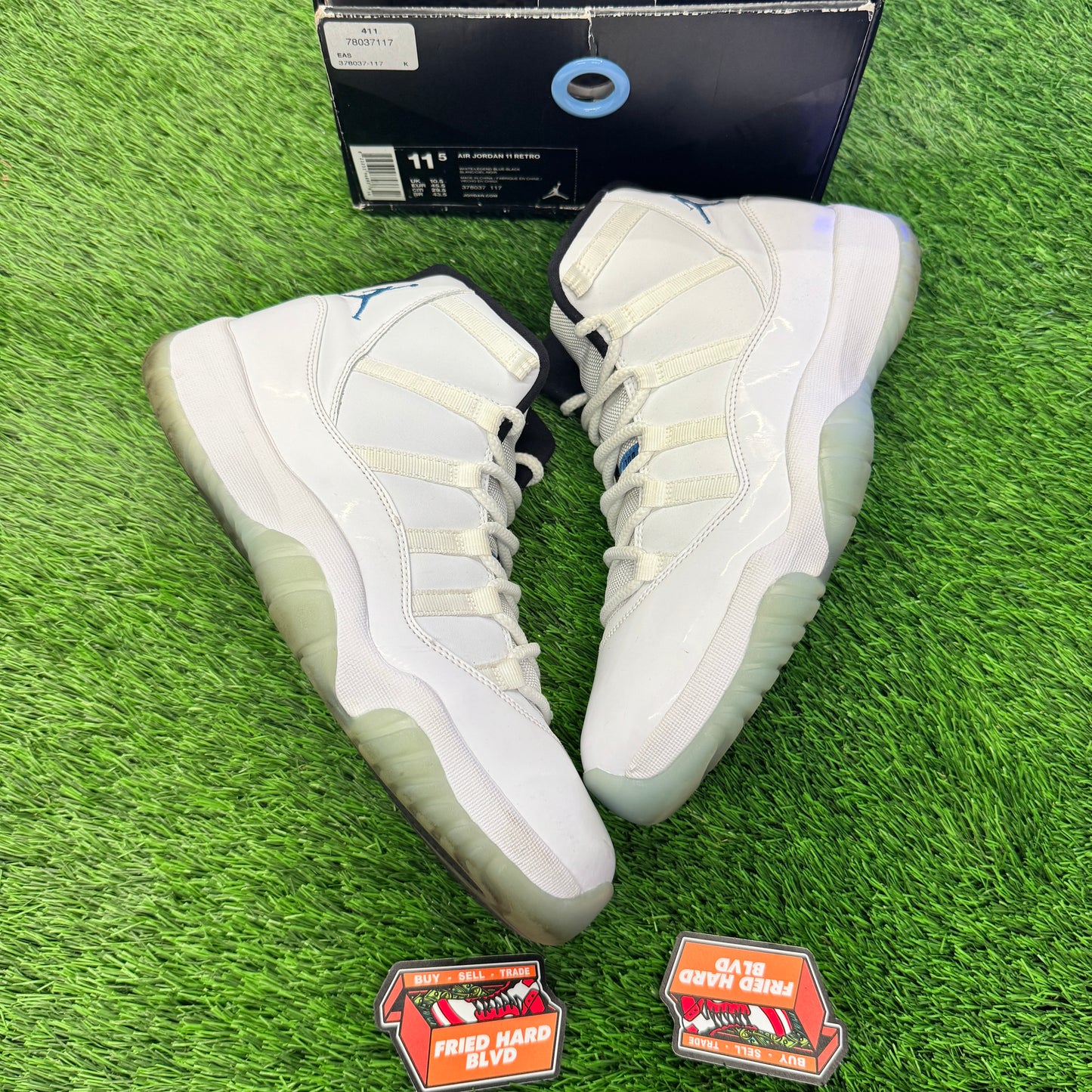 Jordan 11 Retro Legend Blue (2014) SIZE 11.5M/13W