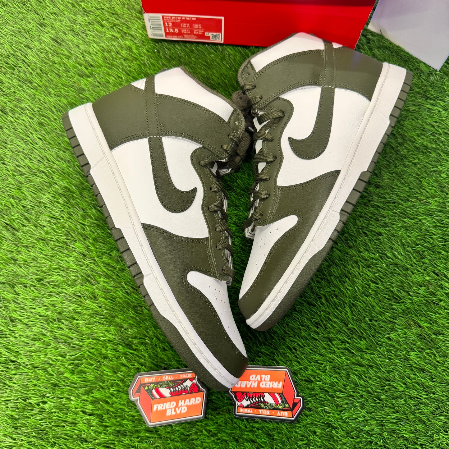 Dunk High Retro Cargo Khaki (2021) SIZE 12M/13.5W