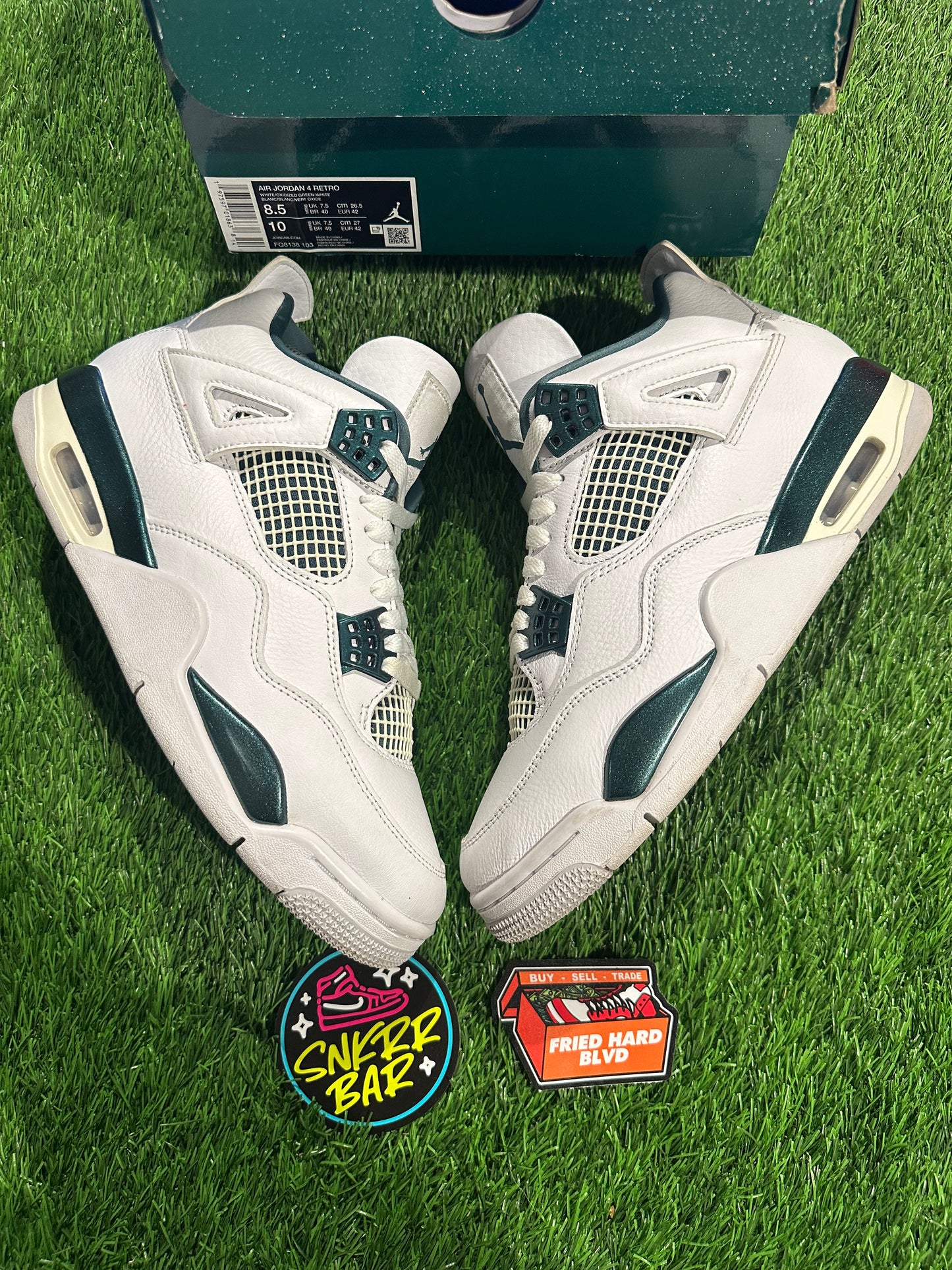 Jordan 4 Retro Oxidized Green